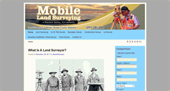 Desktop Screenshot of mobilelandsurveying.com
